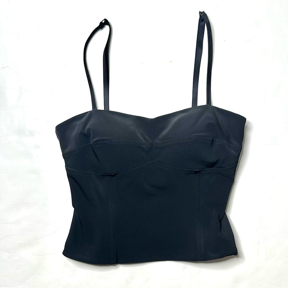 Y2K Black Bustier Camisole